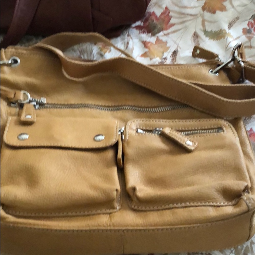 Fossil crossbody bag in mustard yellow. Brand new